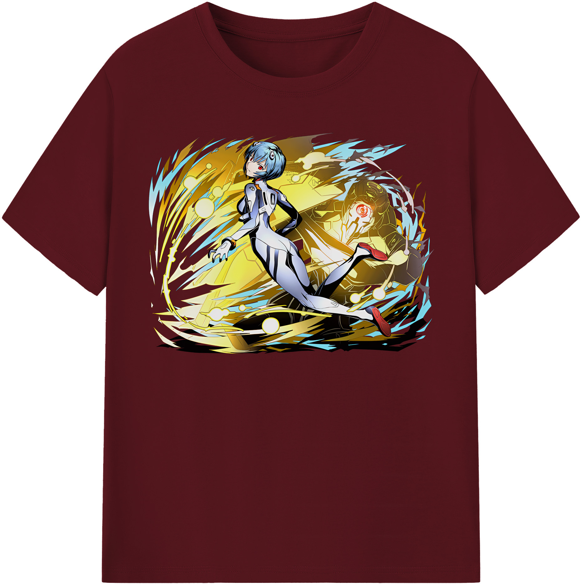 （画像用） EVA 新世紀エヴァンゲリオン 綿100％半袖Tシャツ（フロントプリント）